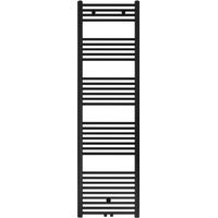 Belrad Badheizkörper Mittelanschluss Schwarzmatt gebürstet - 1800x500 mm - 821w Badheizkörper - Mittelanschluss Schwarz matt gebürstet - 1800 x 500 (HxB) - 821W