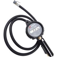 Schrader – Pistolet de gonflage digital basse pression 0.1 à 11 bars – Manomètre électronique – Tuyau 7 x 13 mm, longueur 1,5 m – Compatible azote