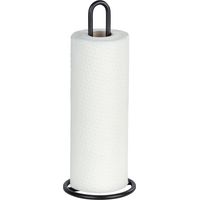 Küchenrollenhalter, Ø 12,5 cm, schwarz, WENKO