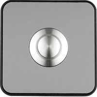Grothe 64181 Sonnette optique acier inoxydable, noir