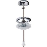 Niedriger Spülkastengriff vertikal gerade Chrom 130 mm.