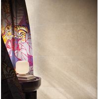 Grès cérame - CREMA LUNA - BEIGE - Mat - 90x90Plinthe 6x60