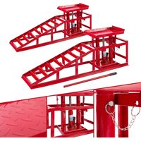 Canbolat Vertriebs Gmbh – Rampe de chargement hydraulique réglable 270-375 mm – Capacité 2 T – Largeur jusqu'à 245 mm – Lot de 2 rampes