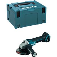 Makita – Meuleuse Ø 125 mm 18 V Li-Ion – Moteur sans charbon – Technologie XPT – Protection contre l'eau et la poussière – Pour meulage inox