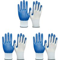 paires de gants de sécurité pour le travail, gants de jardinage, gants de protection respirants en caoutchouc