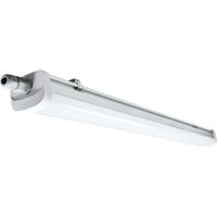 Silamp – Réglette LED étanche 150cm 46,5W 5600lm – IP66 pour ateliers et parkings – Blanc chaud 2300K à 3500K – Éclairage homogène
