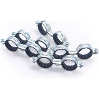 Collier de fixation double isophonique pour tube cuivre NOYON & THIEBAULT Ø22 x5 colliers