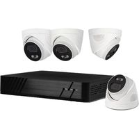 KIT VIDEOSORVEGLIANZA '455051' NVR 8 canali + 4 telecamere Dome 4 MPX