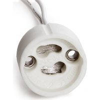 Portalampada Ceramica GU10 Cavo 160Mm