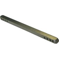 Duval – Tige filetée carrée 6mm – Acier zingué – Percée 4+4 trous 80mm – Pour fixation dans bois dur