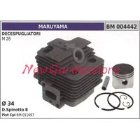 Cilindro pistone segmenti MARUYAMA motore decespugliatore M 28 004442