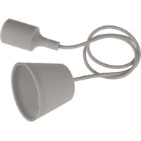 Innensuspension in verschiedenen Fantasy -Farben mit E27 -Century -Lampenhalter - grey