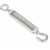 304 Stainless Steel Turnbuckle, Wire Rope Tensioner, Open-Type Turnbuckle Layout