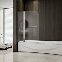 1000X1400mm 180 degrees Pivot Shower Bath Screen Easyclean Glass