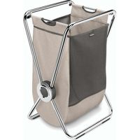 Simplehuman - Wäschekorb, 75x42x51 cm, braun/stahl LT1008