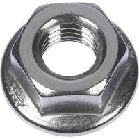 100 pcs écrous hexagonaux à bride mu f acier