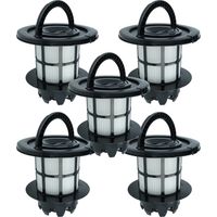 vhbw 5x Filtre compatible avec Bosch BGS51454/02, BGS51454/01, BGS51442IL/02, BGS51442IL/01 aspirateur sans-fil - Filtre anti-saleté