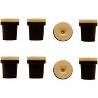 2 jeux de 4 Buses céramique noires pour Pistolet Sableuse : 3,5mm