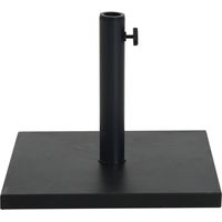 11kg Square Cement Parasol Base Concrete Umbrella Weight Stand Holder Patio Outdoor Garden Black
