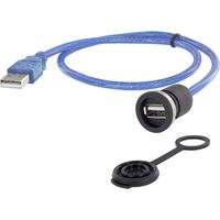 USB 2.0 Typ A Chassisbuchse, Einbau M16 1310-1002-01 encitech Inhalt: 1 St.