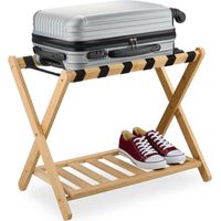 Support de valise en bambou