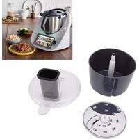 Coupe-Légumes pour Tm5. Tm6. Acier Inoxydable Abs Râpe à Légumes. Râpe à Légumes Robot Culinaire Râpe de Cuisine Accessoire pour Machine pour Différents Légumes