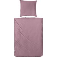 Vario Bettwäsche Satin uni marsala, 135 x 200 cm Bettwäsche-Set