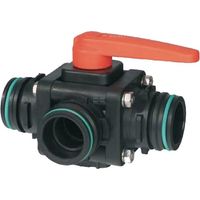 V谩lvula de bola 3 v铆as T6 DN 40mm ARAG 453015S66