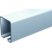 Mantion – Rail tubulaire pour porte suspendue SPORTUB galvanisé 62 x 55 mm longueur 4000 mm – Charge maximale 400 kg – Normes EN 1527