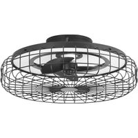 Forlight Merak - Ventilador de Techo con Lámpara LED sin Aspas. Ventilador de Plafón 6 Velocidades y Luz Regulable 2700-6000K