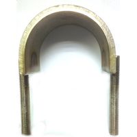 U-Strap Galvanised steel 124 mm Inside Diameter
