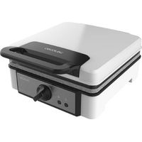 Cecotec – Gaufrier électrique double 1200W – Revêtement antiadhérent RockStone – Thermostat réglable – Gaufres grand format