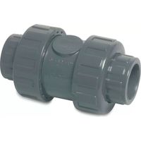 Profec PVC Kegelrückschlagventil federbelastet, beidseitig Klebemuffe Ø 50 mm - Typ 5000