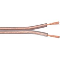 Câble haut-parleur transparent 25 m – section 2 x 1,5 mm² CCA – Conducteurs de haute qualité pour son exceptionnel – Goobay