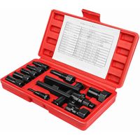 Jeffergarden Extracteur de roulement de moto en métal utilitaire, outil de réparation manuel, kit d'extraction d'outils de démontage avec boîte