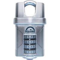 Cadenas à anse protégée à combinaison 4 molettes SQUIRE Vulcan 50