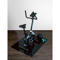 Sous-tapis / tapis de protection pour appareils de fitness - Noir - 90 x 120 cm