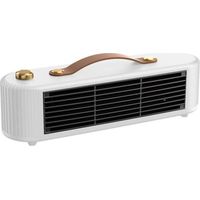 Chauffage d'appoint économe en énergie avec 2 réglages et contrôle thermostatique, poignée de transport compacte, chauffage d'appoint pour lit