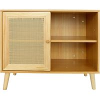 Aparador de madera "Iguana" - 80 x 40 x 66 cm - Marrón -