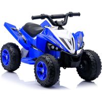 Véhicule électrique pour enfants type quad, avec lumières LED, deux vitesses, klaxon. Rechargeable, idéal comme cadeau pour garçons et filles