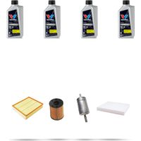 Kit tagliando 4 FILTRI e 4L OLIO compatibile con Jeep Renegade (BU) 1.4 Multiair 103kw dal 2014