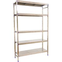 Simonrack Étagère moderne inox 5 niveaux acier inoxydable