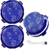 Lot de 3 filtres lavables pour aspirateur Jet 70, 70+, 75, 75+, 90, 60 et VS9000RL