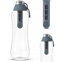 Graue Dafi Wasserfilterflasche 0,5 l + Filter
