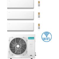 Climatiseur Hisense Uni HB Wifi R32 Onduleur Split d’essai 7000 + 9000 + 18000 BTU avec U.U. 3AMW72U4RJC Classe A++/A+