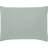 Taie d'oreiller en coton lavé Cap Ferret Vert tilleul 50x70 cm