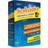 Lessive De Soude Cristaux De Soude Soluxia, Etui 1,5 Kg