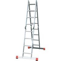 Krause Multi-Matic Gelenkleiter Mehrzweckleiter 4x4 Sprossen Universalleiter
