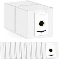 10 Stück Staubbeutel Zubehör für Ecovacs Deebot T30 Omni / T30 Pro Omni Saugroboter, 3L Großer Kapazität Antibakteriell Staubsaugerbeutel