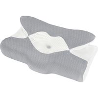 Lavio Orthopedic Neck Pillow Memory Foam Cervical Support Pillow for Pain Relief